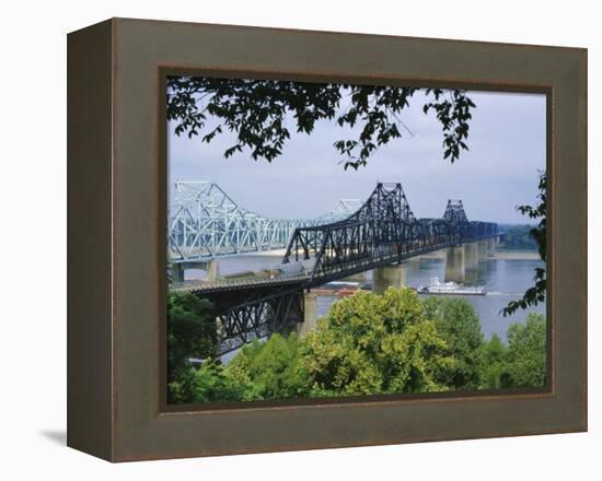 Mississippi River, Vicksburg, Mississippi, USA-Tony Waltham-Framed Premier Image Canvas