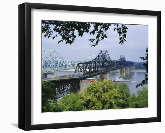 Mississippi River, Vicksburg, Mississippi, USA-Tony Waltham-Framed Photographic Print