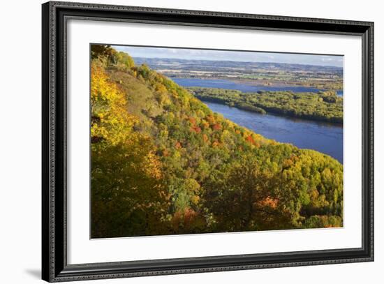 Mississippi River Vista-johnsroad7-Framed Photographic Print