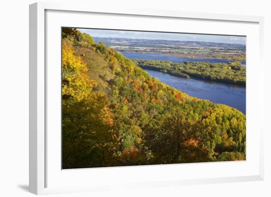 Mississippi River Vista-johnsroad7-Framed Photographic Print