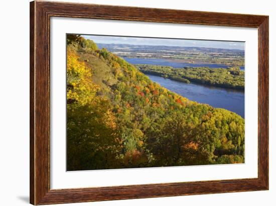 Mississippi River Vista-johnsroad7-Framed Photographic Print