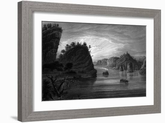 Mississippi River-null-Framed Art Print