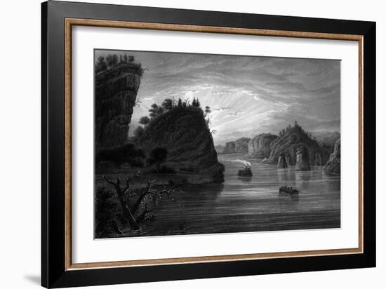 Mississippi River-null-Framed Art Print