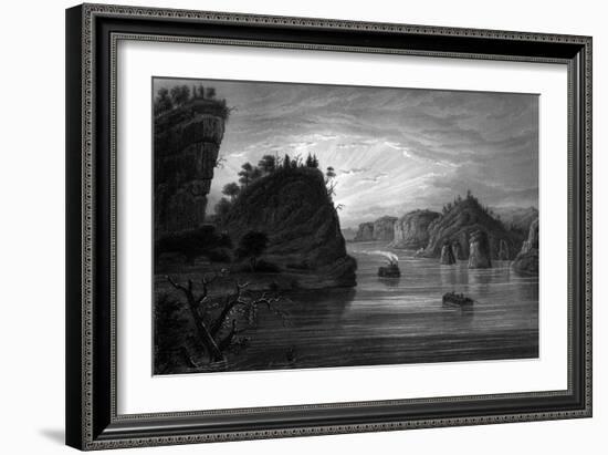 Mississippi River-null-Framed Art Print