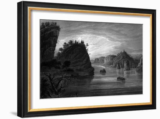 Mississippi River-null-Framed Art Print