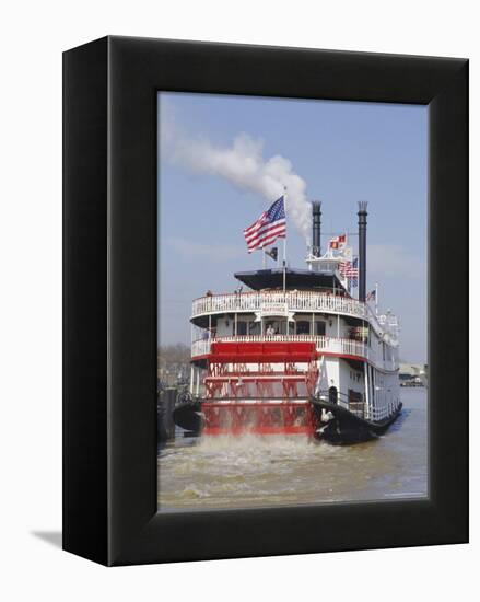 Mississippi Steam Boat, New Orleans, Louisiana, USA-Charles Bowman-Framed Premier Image Canvas