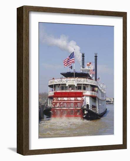 Mississippi Steam Boat, New Orleans, Louisiana, USA-Charles Bowman-Framed Photographic Print