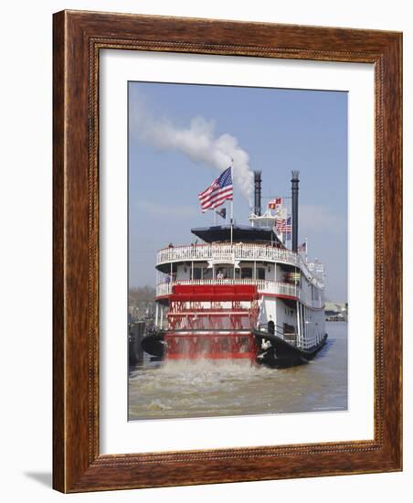 Mississippi Steam Boat, New Orleans, Louisiana, USA-Charles Bowman-Framed Photographic Print