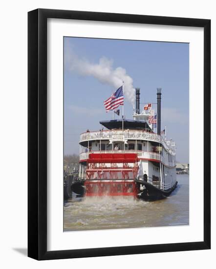 Mississippi Steam Boat, New Orleans, Louisiana, USA-Charles Bowman-Framed Photographic Print