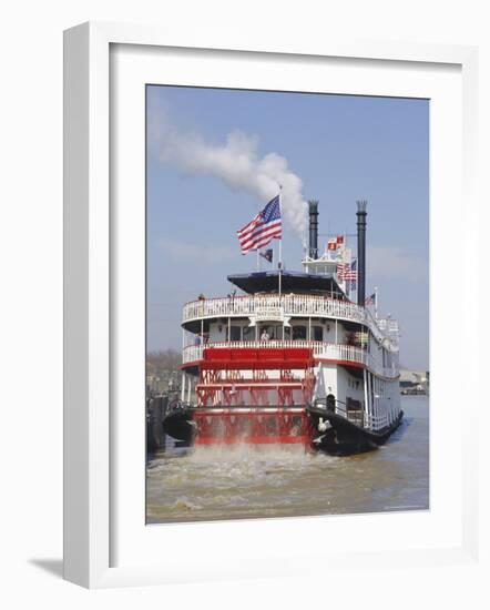 Mississippi Steam Boat, New Orleans, Louisiana, USA-Charles Bowman-Framed Photographic Print