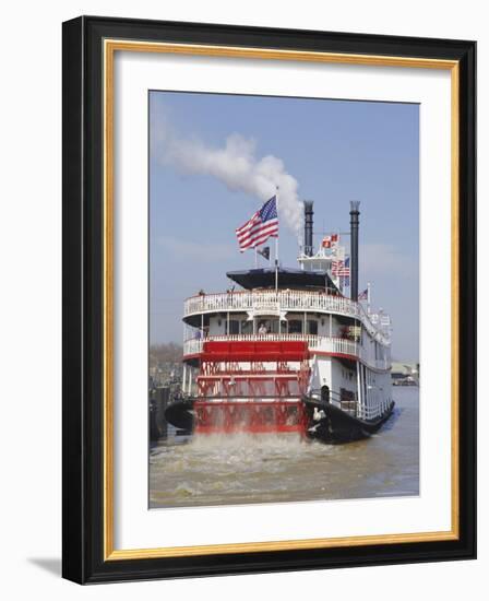 Mississippi Steam Boat, New Orleans, Louisiana, USA-Charles Bowman-Framed Photographic Print