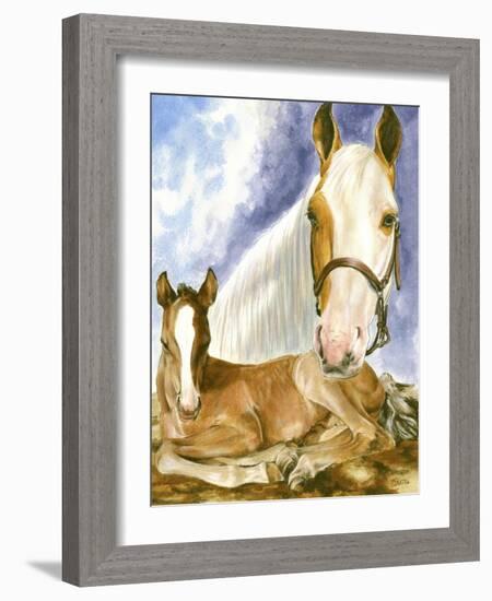 Missouri Fox Trotter-Barbara Keith-Framed Giclee Print