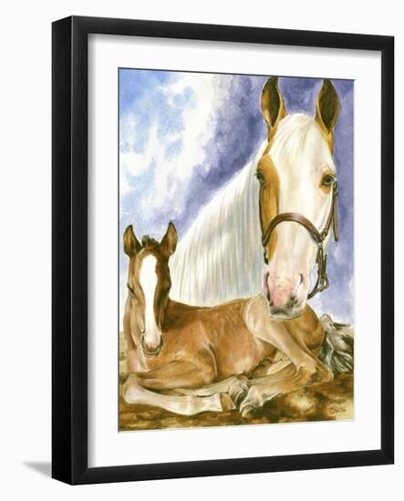 Missouri Fox Trotter-Barbara Keith-Framed Giclee Print