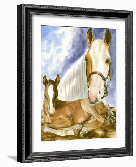 Missouri Fox Trotter-Barbara Keith-Framed Giclee Print