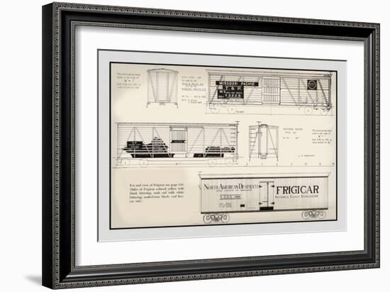 Missouri Pacific, Frigicar-null-Framed Art Print