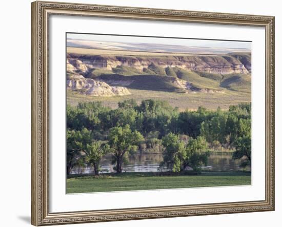 Missouri River at Coalbanks Landing, a Lewis and Clark Campsite in Montana-null-Framed Photographic Print