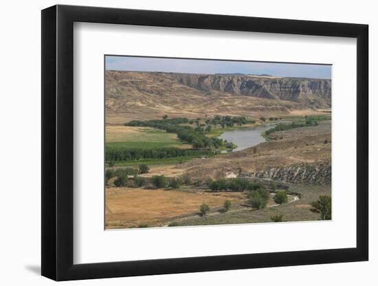 Missouri River at Judith Landing, Upper Missouri River Breaks National Monument, Montana.-Alan Majchrowicz-Framed Photographic Print