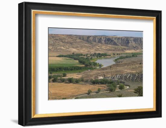 Missouri River at Judith Landing, Upper Missouri River Breaks National Monument, Montana.-Alan Majchrowicz-Framed Photographic Print