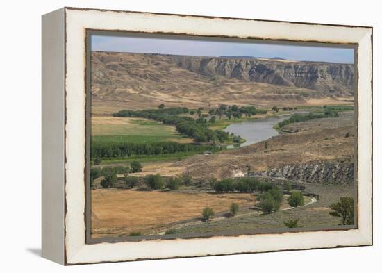 Missouri River at Judith Landing, Upper Missouri River Breaks National Monument, Montana.-Alan Majchrowicz-Framed Premier Image Canvas
