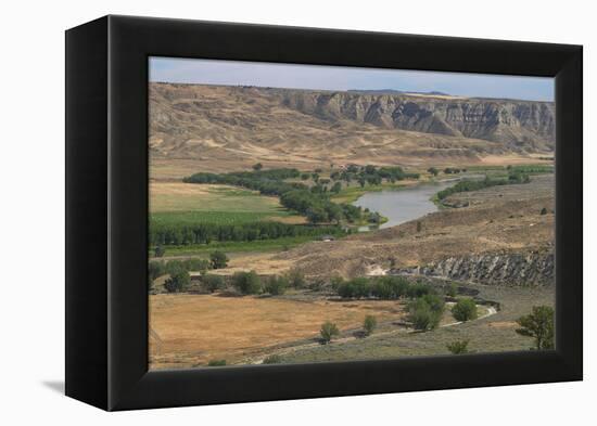 Missouri River at Judith Landing, Upper Missouri River Breaks National Monument, Montana.-Alan Majchrowicz-Framed Premier Image Canvas