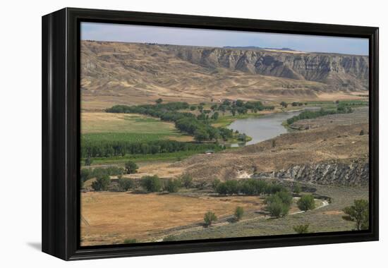 Missouri River at Judith Landing, Upper Missouri River Breaks National Monument, Montana.-Alan Majchrowicz-Framed Premier Image Canvas