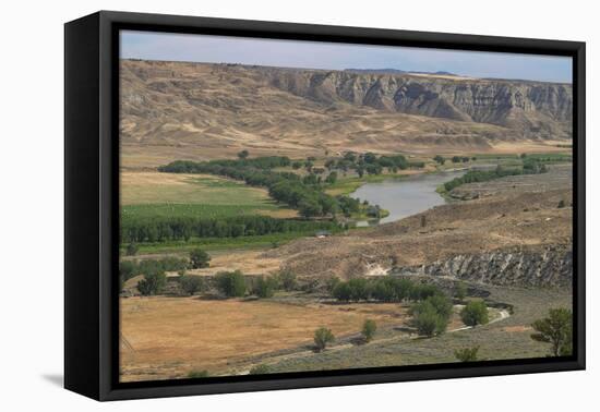 Missouri River at Judith Landing, Upper Missouri River Breaks National Monument, Montana.-Alan Majchrowicz-Framed Premier Image Canvas