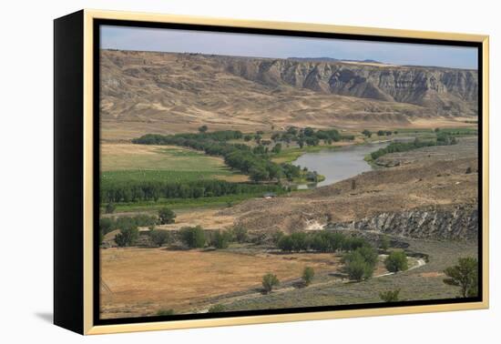 Missouri River at Judith Landing, Upper Missouri River Breaks National Monument, Montana.-Alan Majchrowicz-Framed Premier Image Canvas