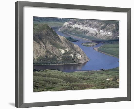 Missouri River in the White Cliffs Backcountry, Described by Lewis and Clark-null-Framed Photographic Print