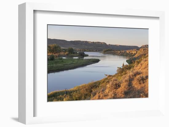 Missouri River near Judith Landing, Upper Missouri River Breaks National Monument, Montana.-Alan Majchrowicz-Framed Photographic Print