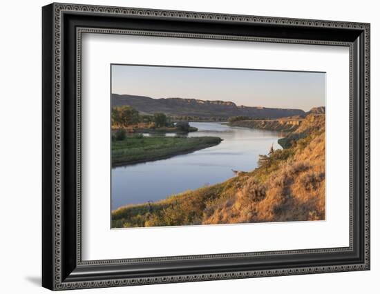 Missouri River near Judith Landing, Upper Missouri River Breaks National Monument, Montana.-Alan Majchrowicz-Framed Photographic Print