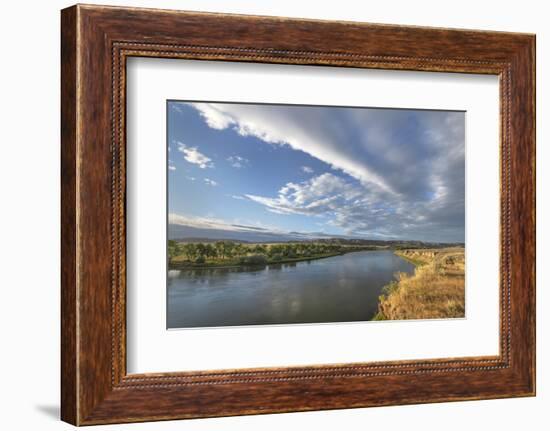 Missouri River near Judith Landing, Upper Missouri River Breaks National Monument, Montana.-Alan Majchrowicz-Framed Photographic Print