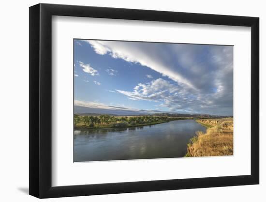 Missouri River near Judith Landing, Upper Missouri River Breaks National Monument, Montana.-Alan Majchrowicz-Framed Photographic Print