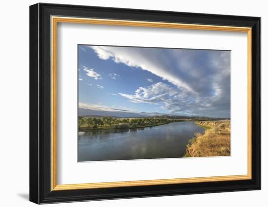 Missouri River near Judith Landing, Upper Missouri River Breaks National Monument, Montana.-Alan Majchrowicz-Framed Photographic Print