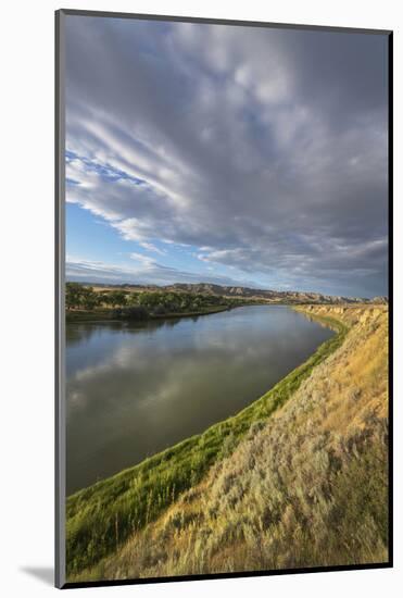 Missouri River near Judith Landing, Upper Missouri River Breaks National Monument, Montana.-Alan Majchrowicz-Mounted Photographic Print
