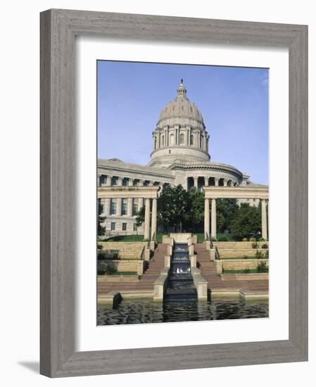 Missouri State Capitol, Jefferson City, Missouri, USA-Michael Snell-Framed Photographic Print