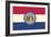 Missouri State Flag-Lantern Press-Framed Art Print