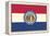 Missouri State Flag-Lantern Press-Framed Stretched Canvas