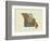 Missouri State Map-Lanre Adefioye-Framed Giclee Print