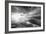 Mist and Sun at Golden Gate Bridge, Black and White, San Francisco-Vincent James-Framed Photographic Print