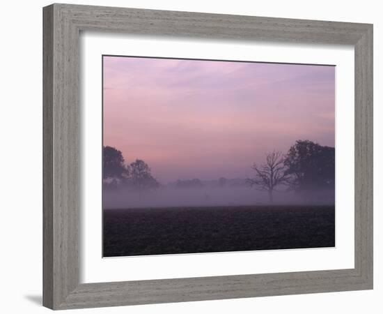 Mist at Moyland - Germany-Florian Monheim-Framed Photographic Print