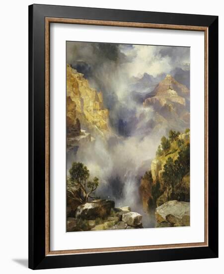 Mist in the Canyon, 1914-Thomas Moran-Framed Giclee Print