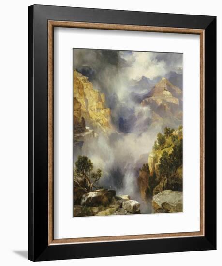 Mist in the Canyon, 1914-Thomas Moran-Framed Giclee Print