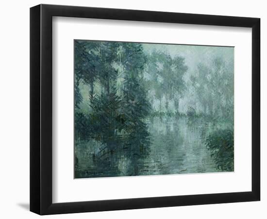 Mist on the River in Winter, 1919-Eug?ne Boudin-Framed Giclee Print