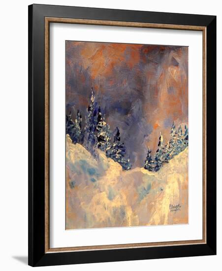 Mist on the Snow Peak, 2009-Patricia Brintle-Framed Giclee Print