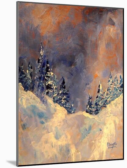 Mist on the Snow Peak, 2009-Patricia Brintle-Mounted Giclee Print