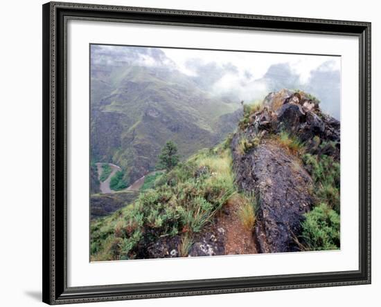 Mist Rising from the Imnaha River Canyon, Oregon, USA-William Sutton-Framed Photographic Print