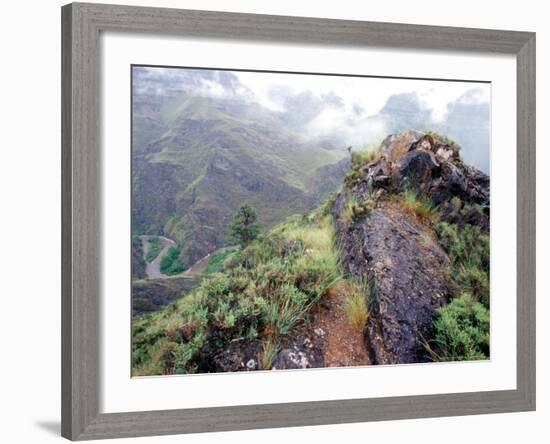 Mist Rising from the Imnaha River Canyon, Oregon, USA-William Sutton-Framed Photographic Print