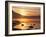 Mist Rising on Derwent Water at Sunrise, Lake District National Park, Cumbria, England, UK-Nigel Blythe-Framed Photographic Print