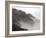 Mist Shrouds the Tian Shan in Xinjiang Province, North-West China. September 2006-George Chan-Framed Photographic Print