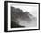 Mist Shrouds the Tian Shan in Xinjiang Province, North-West China. September 2006-George Chan-Framed Photographic Print